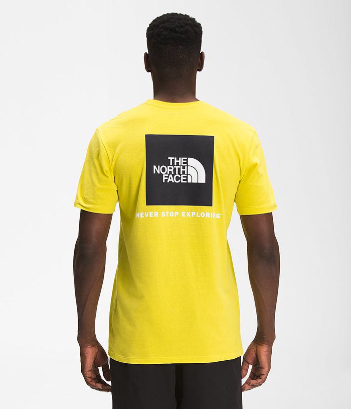 Camiseta The North Face Hombre Amarillo Manga Corta Box Nse 35016CRWT